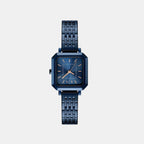 Women Quartz Blue Dial Analog Stainless Steel Watch AX5730