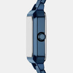 Women Quartz Blue Dial Analog Stainless Steel Watch AX5730