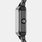 Women Quartz Black Dial Analog Stainless Steel Watch AX5732