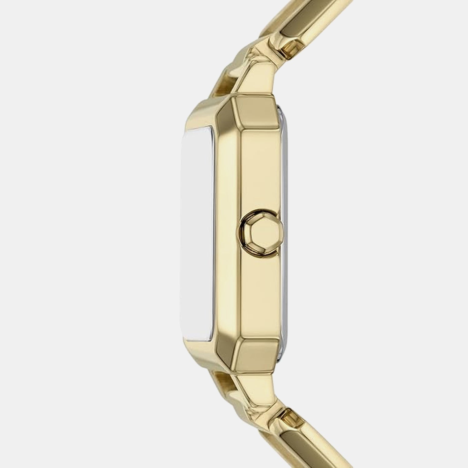 Women Quartz Red Dial Analog Stainless Steel Watch AX5734