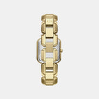 Women Quartz Blue Dial Analog Stainless Steel Watch AX5735