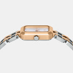 Women Quartz Silver Dial Analog Stainless Steel Watch AX5810