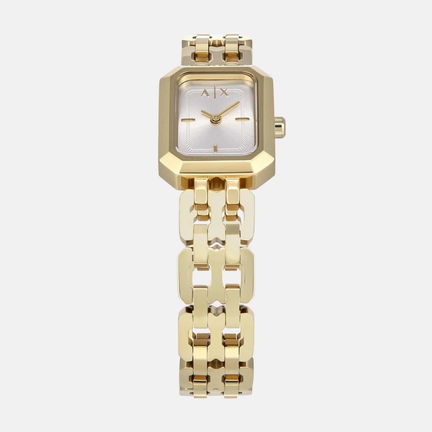 Women Quartz Silver Dial Analog Stainless Steel Watch AX5811