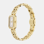 Women Quartz Silver Dial Analog Stainless Steel Watch AX5811