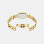 Women Quartz Silver Dial Analog Stainless Steel Watch AX5811