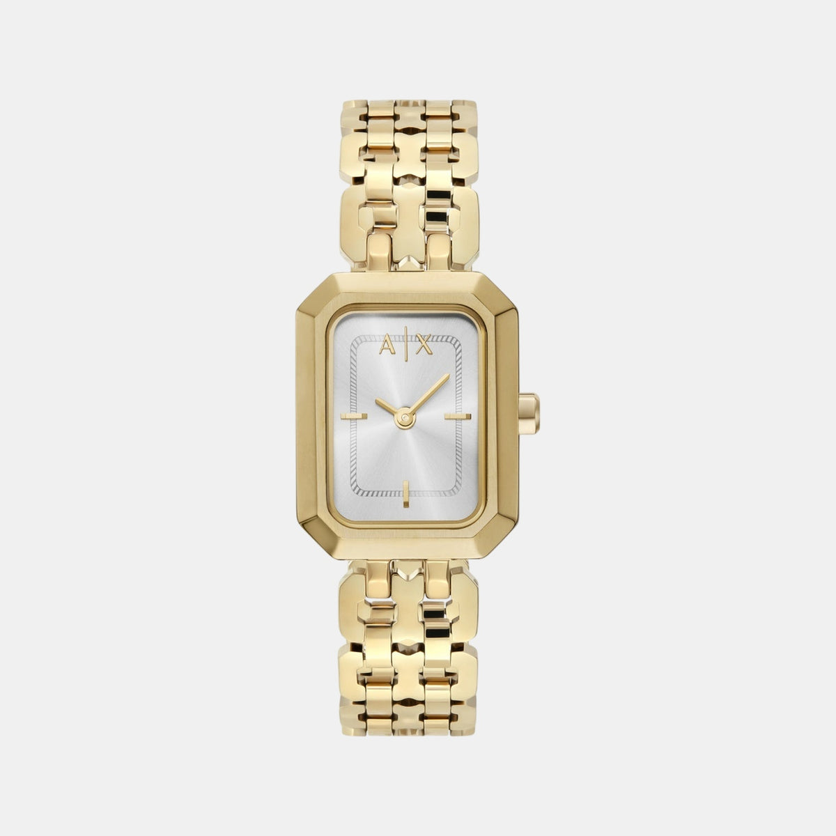 Women Quartz Silver Dial Analog Stainless Steel Watch AX5811