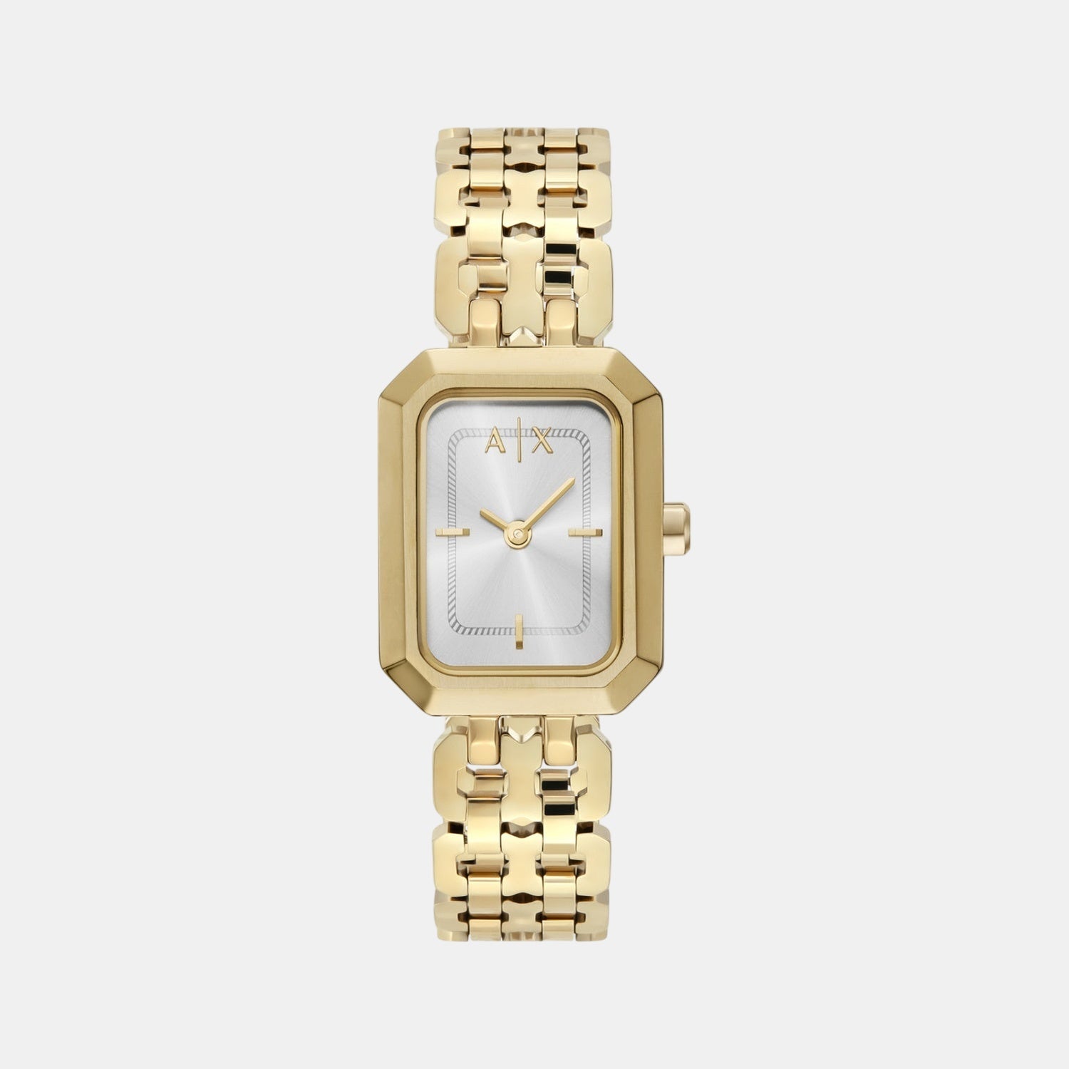 Women Quartz Silver Dial Analog Stainless Steel Watch AX5811