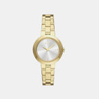 Women Quartz Rose Gold Dial Analog Stainless Steel Watch AX5814