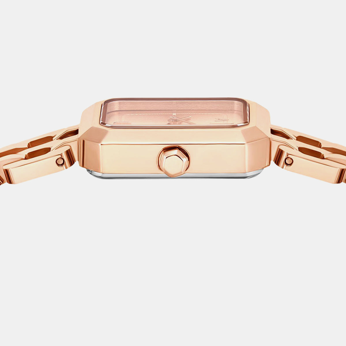 Women Quartz Rose Gold Dial Analog Stainless Steel Watch AX5814