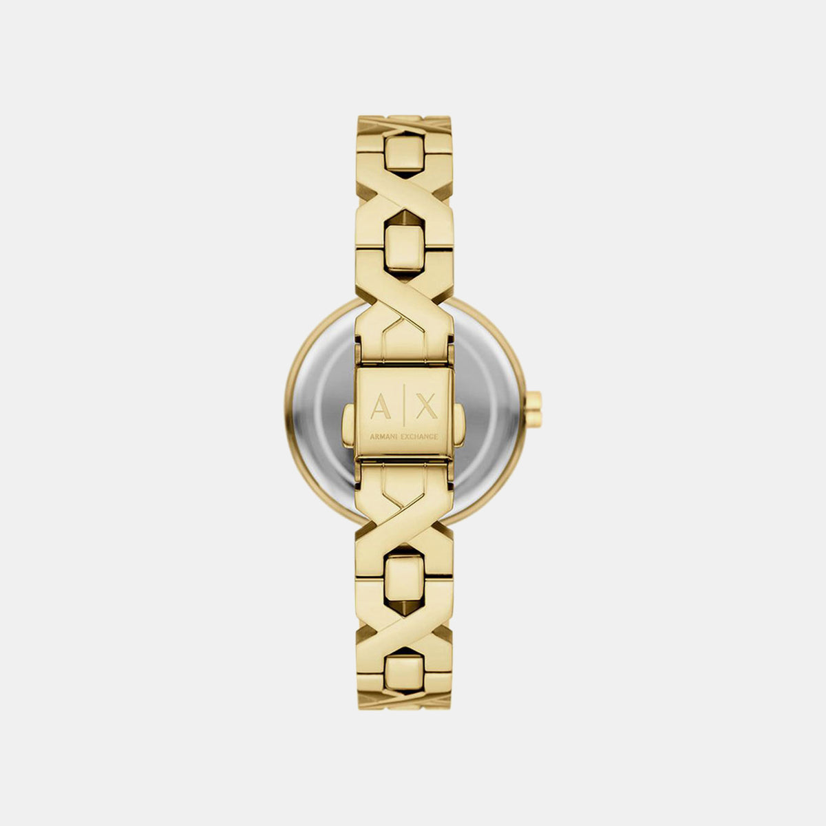 Women Quartz Gold Dial Analog Stainless Steel Watch AX5831