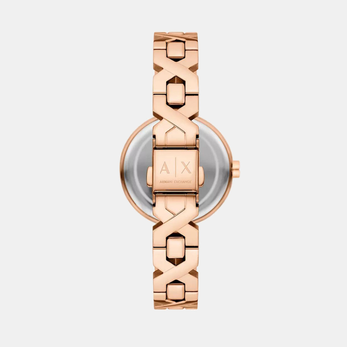 Women Quartz Rose Gold Dial Analog Stainless Steel Watch AX5832