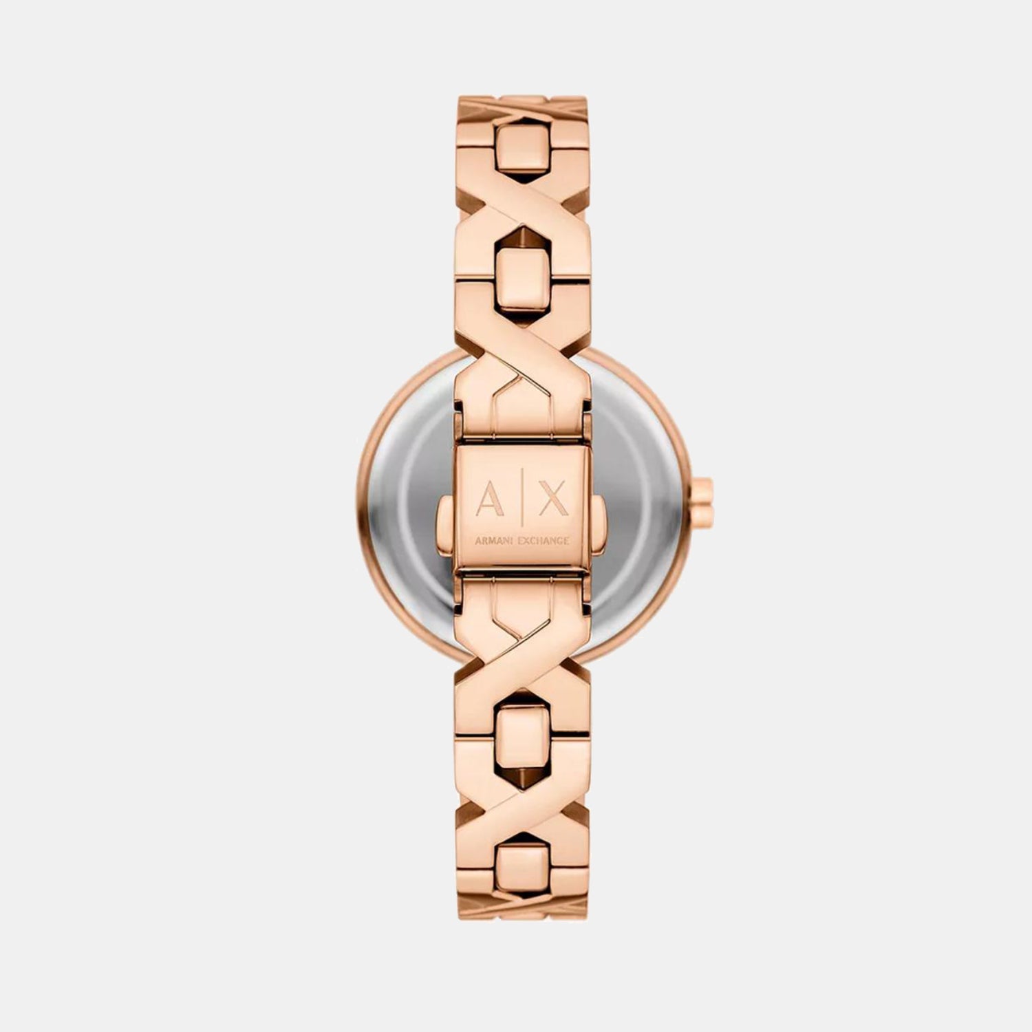 Women Quartz Rose Gold Dial Analog Stainless Steel Watch AX5832