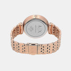 Women Quartz Silver Dial Analog Stainless Steel Watch AX5901