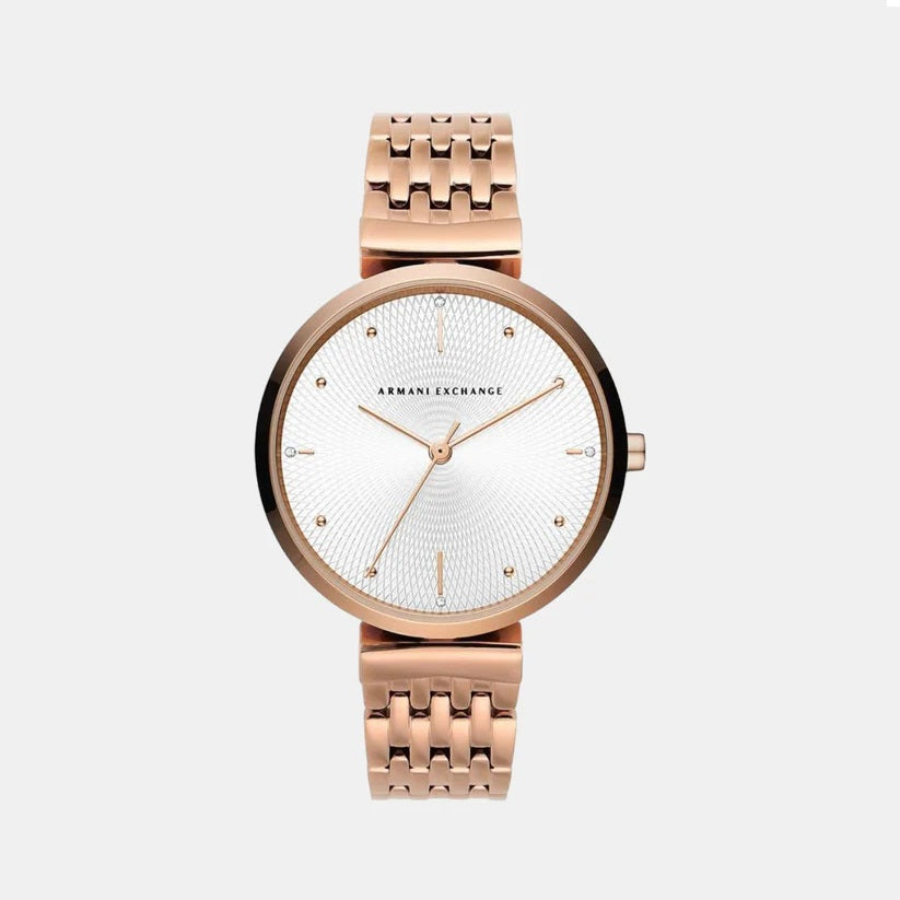Armani Exchange Women Silver Stainless Steel Watch AX5901 – Just In Time