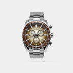 Signa Men Quartz Brown Dial Chronograph Stainless Steel Watch AX7009X1