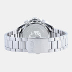 Men Quartz Blue Dial Chronograph Stainless Steel Watch AX7019X1