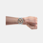 Men Quartz Copper Dial Chronograph Stainless Steel Watch AX7023X1