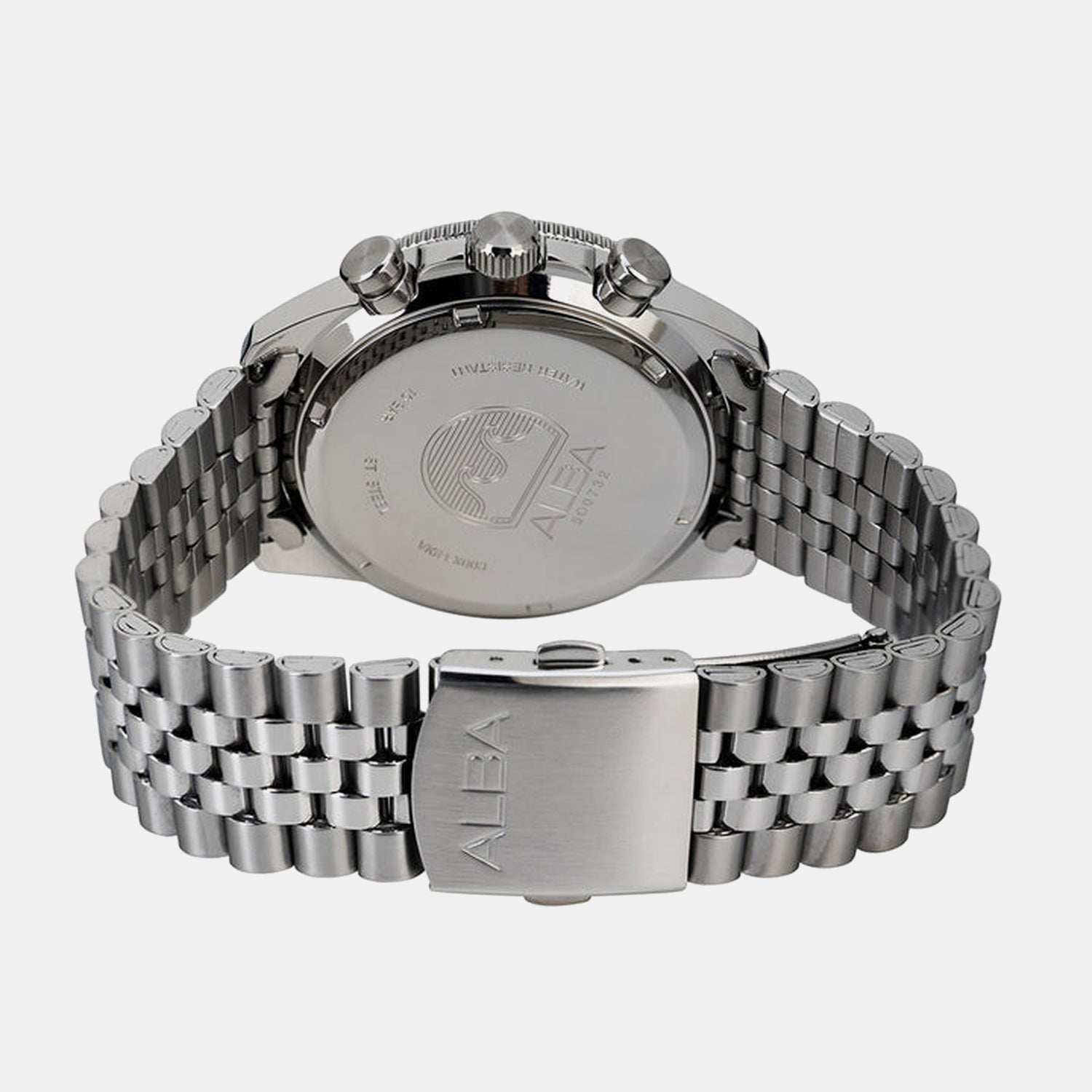 Men Quartz Copper Dial Chronograph Stainless Steel Watch AX7023X1