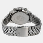 Panda Sport Men Quartz Black Dial Chronograph Stainless Steel Watch AX7025X1