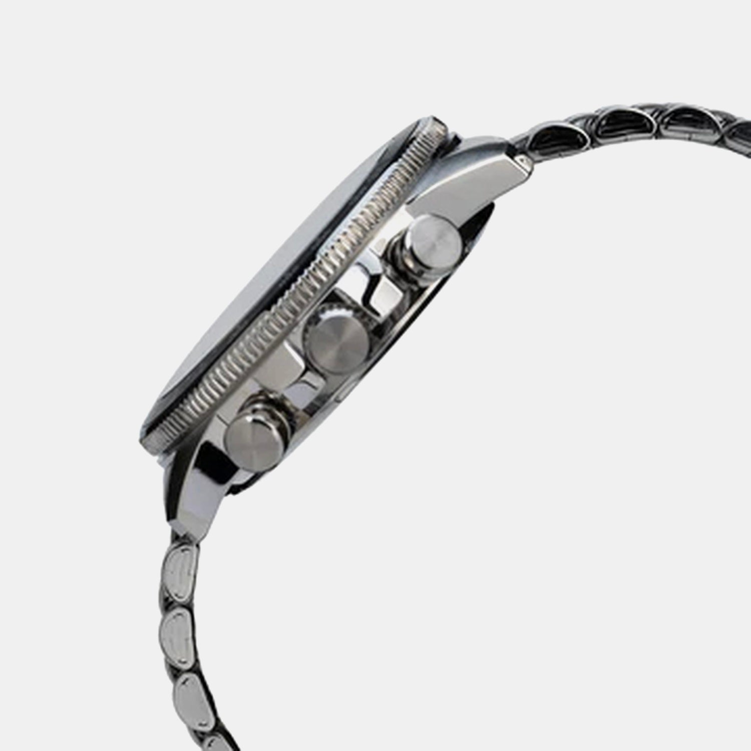 Men Quartz Blue Dial Chronograph Steel Watch AX7031X1