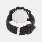 Outerbanks Men Quartz Black Dial Chronograph Silicone Watch AX7105