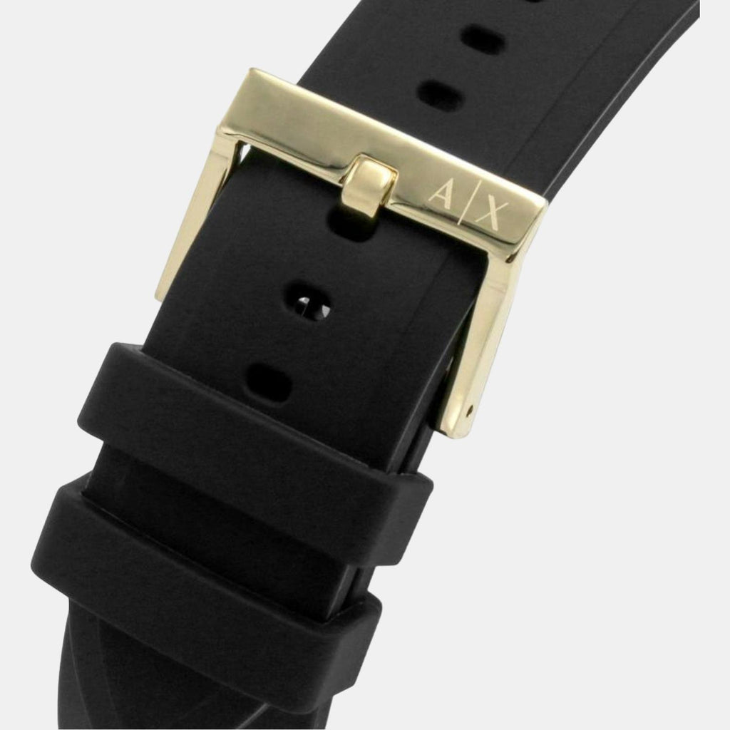 Armani Exchange Silicone Black watch