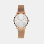 Armani Exchange Round Silver Analog watch