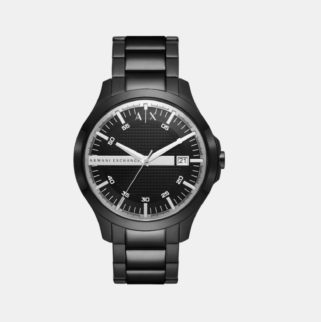 Armani Exchange Round Black Analog watch