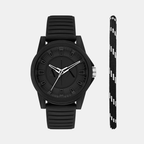 Armani Exchange Round Black Analog watch