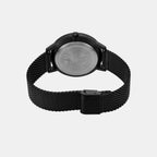 Men Quartz Black Dial Chronograph Stainless Steel Watch AX7162SET