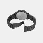 Men Quartz Black Dial Chronograph Stainless Steel Watch AX7163SET