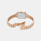 Women Quartz Silver Dial Analog Stainless Steel Watch AX7164SET