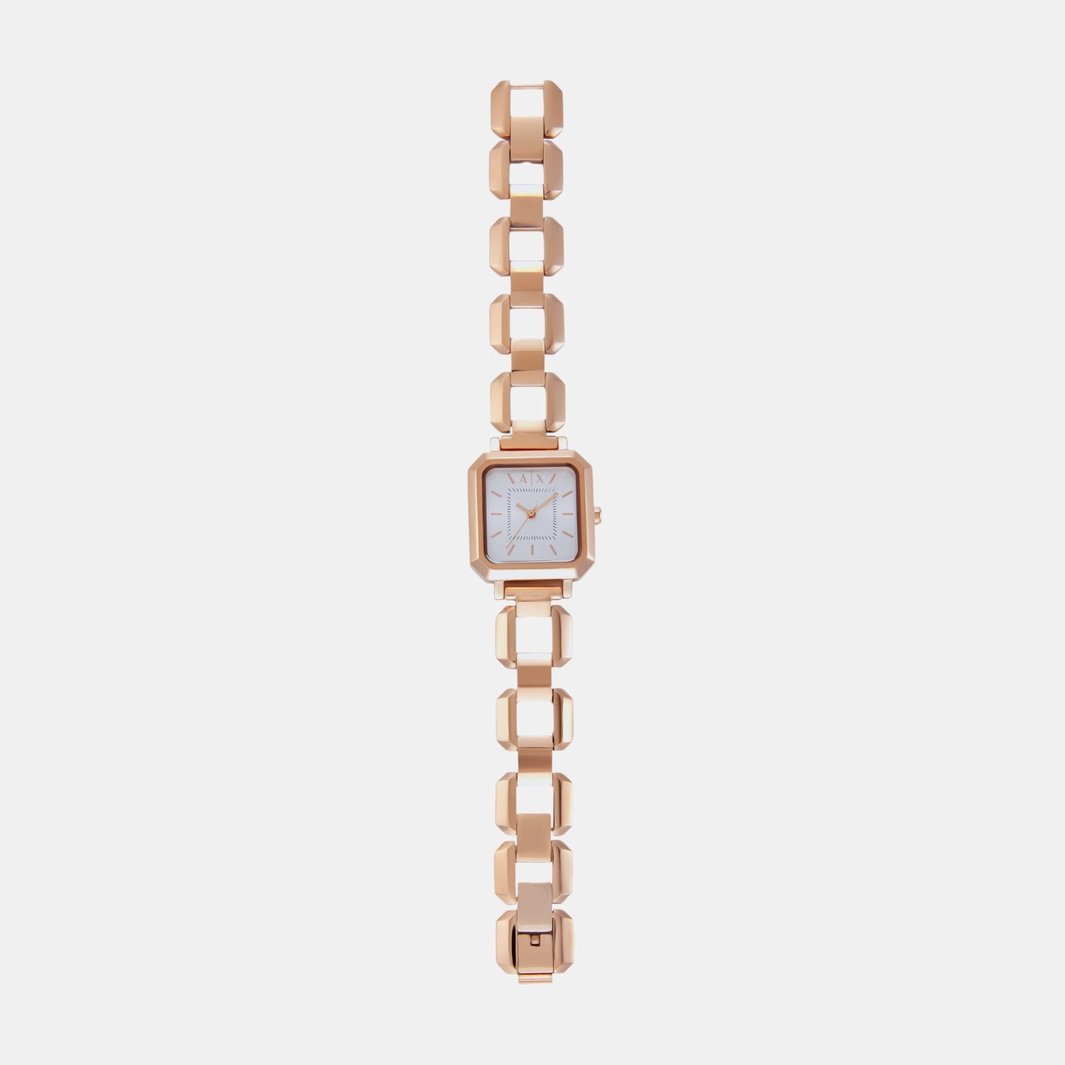 Women Quartz Silver Dial Analog Stainless Steel Watch AX7167SET