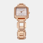 Women Quartz Silver Dial Analog Stainless Steel Watch AX7167SET