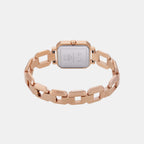 Women Quartz Silver Dial Analog Stainless Steel Watch AX7167SET