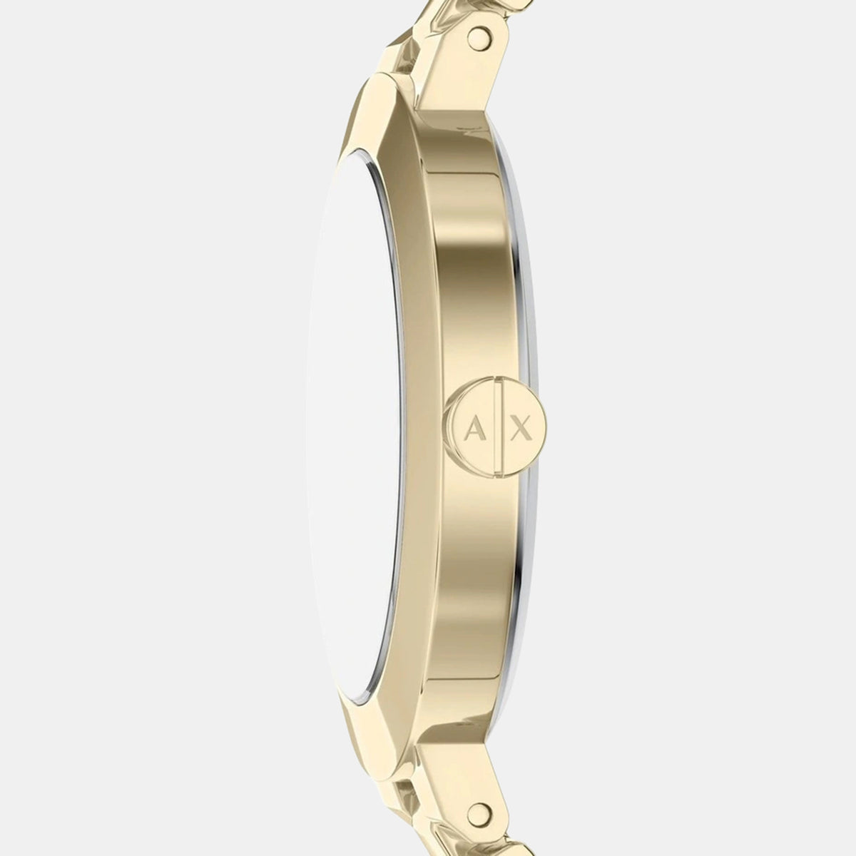 Women Quartz Gold Dial Analog Stainless Steel Watch AX7177SET
