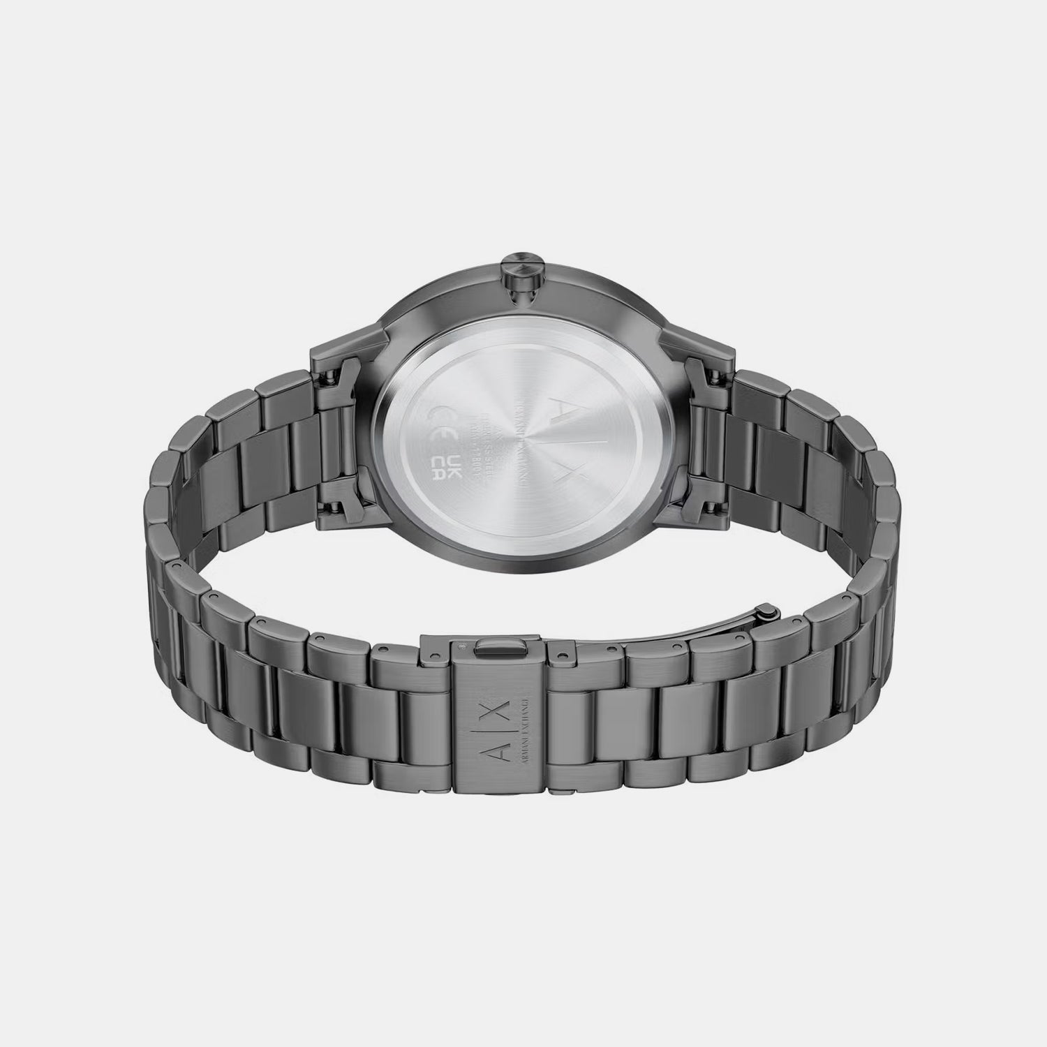 Men Quartz Blue Dial Analog Stainless Steel Watch AX7183SET