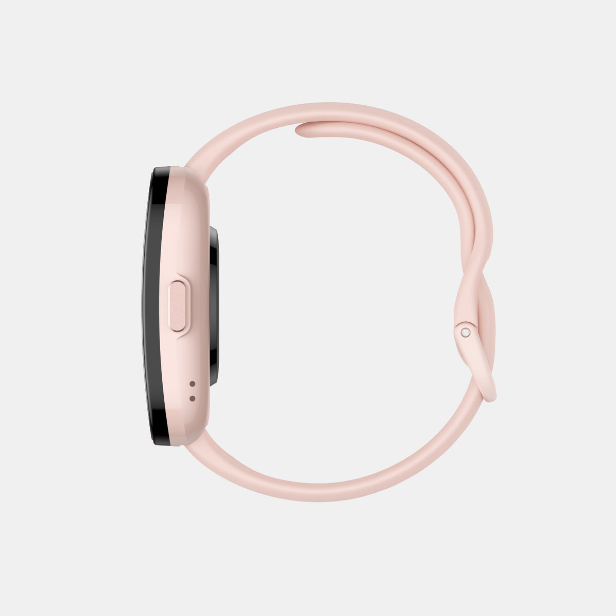 Unisex Processor Pink Dial LCD Silicone Watch BIP 5 PASTEL PINK