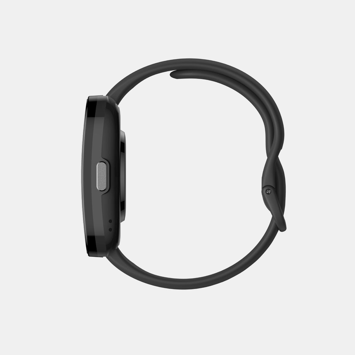 Unisex Processor Black Dial LCD Silicone Watch BIP 5 SOFT BLACK