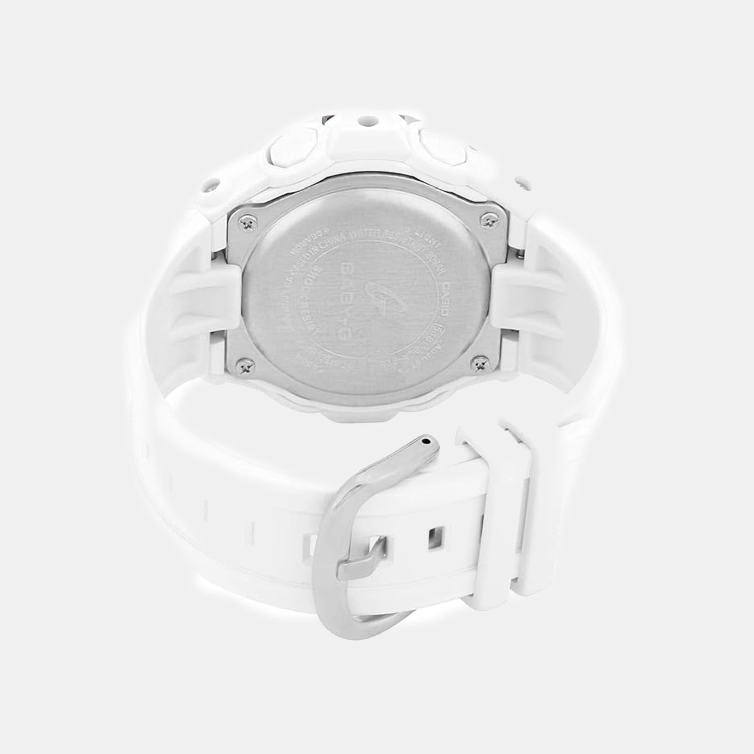 Baby-G Women Quartz Silver Dial Analog-Digital Resin Watch B191