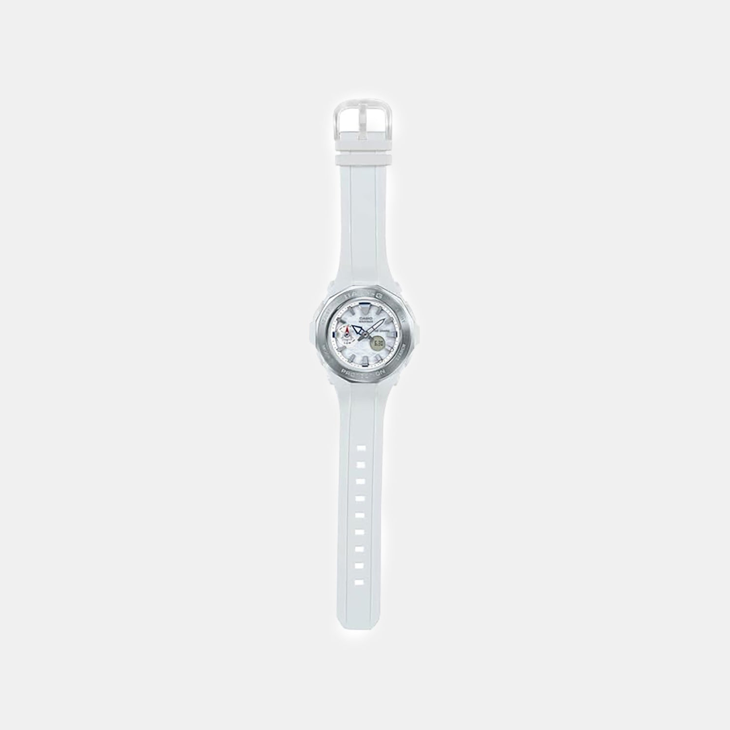 Baby-G Women Quartz Silver Dial Analog-Digital Resin Watch B191