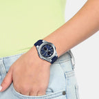Baby-G Women Quartz Blue Dial Analog-Digital Resin Watch B215