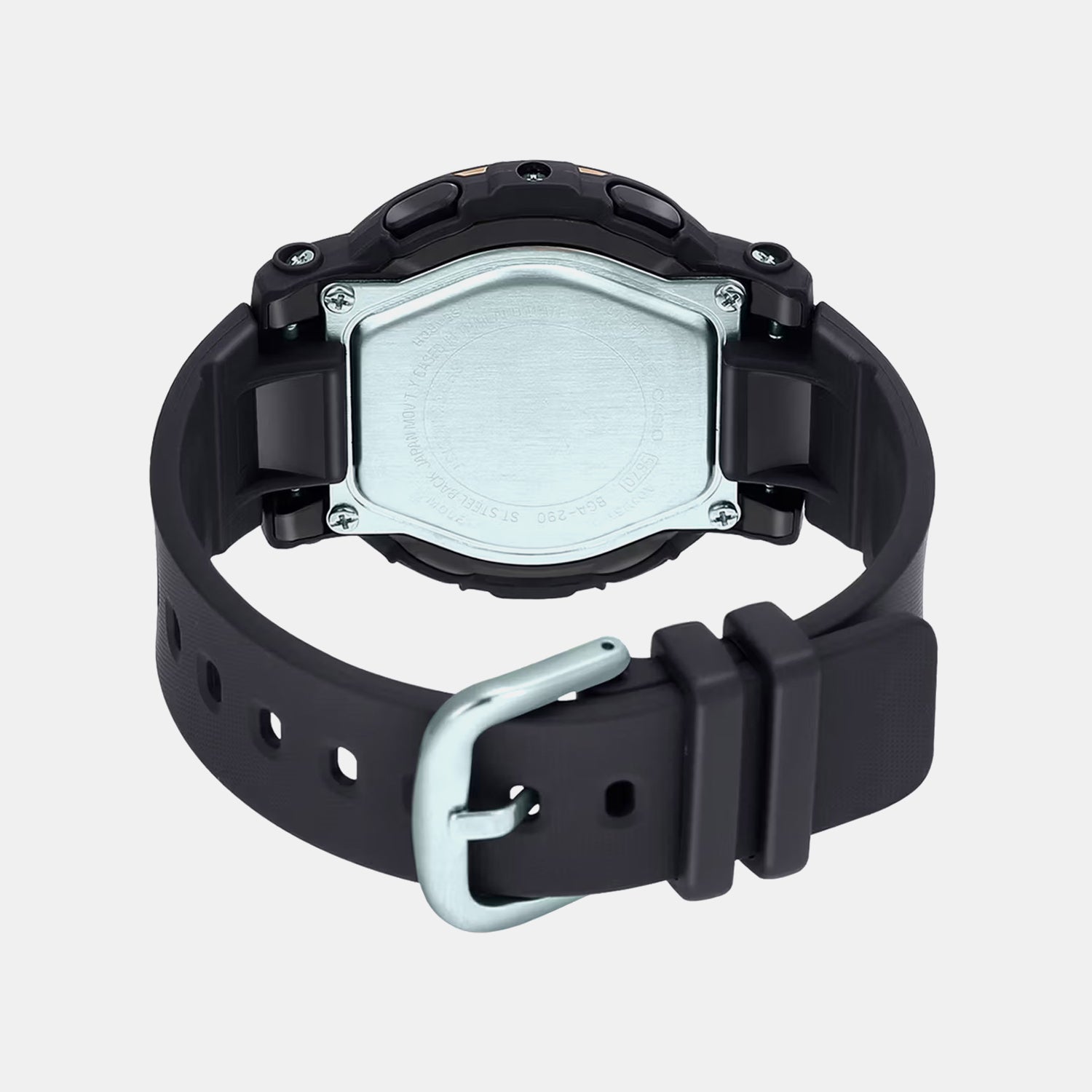 Baby-G Women Quartz Black Dial Analog-Digital Resin Watch B218