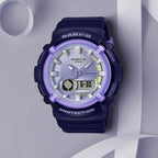 Baby-G Women Quartz Blue Dial Analog-Digital Resin Watch B221