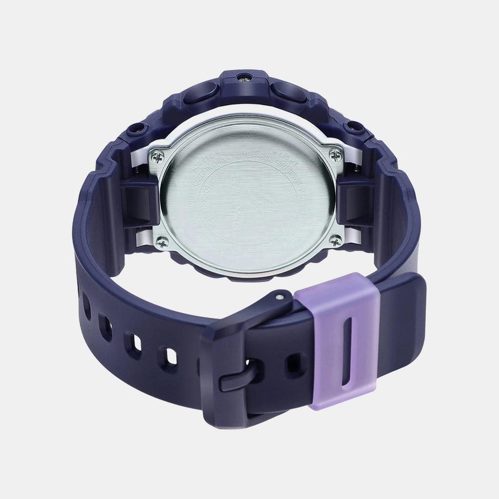 Baby-G Women Quartz Blue Dial Analog-Digital Resin Watch B221