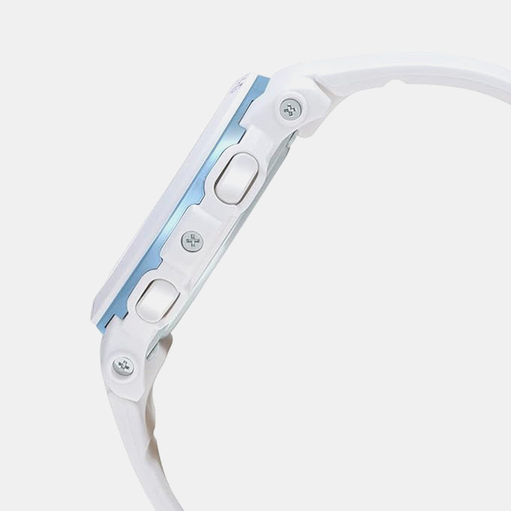 Baby-G Women Quartz White Dial Analog-Digital Resin Watch B224