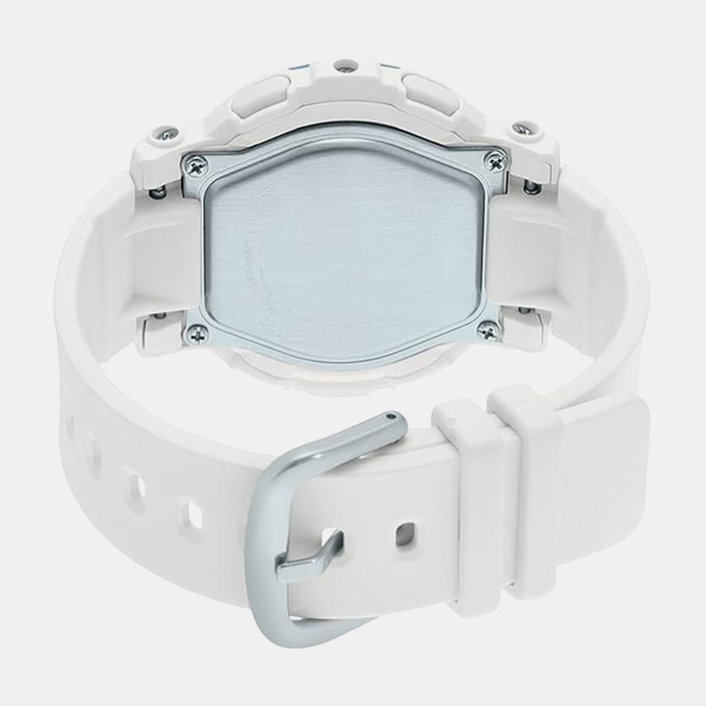 Baby-G Women Quartz White Dial Analog-Digital Resin Watch B224