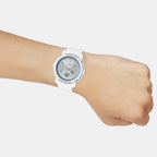 Baby-G Women Quartz White Dial Analog-Digital Resin Watch B224