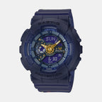 Baby-G Women Quartz Blue Dial Analog-Digital Resin Watch B227