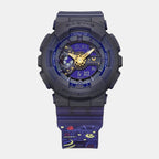 Baby-G Women Quartz Blue Dial Analog-Digital Resin Watch B227